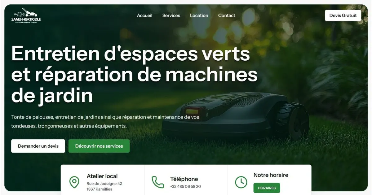 Aperçu du projet Samu Horticole
